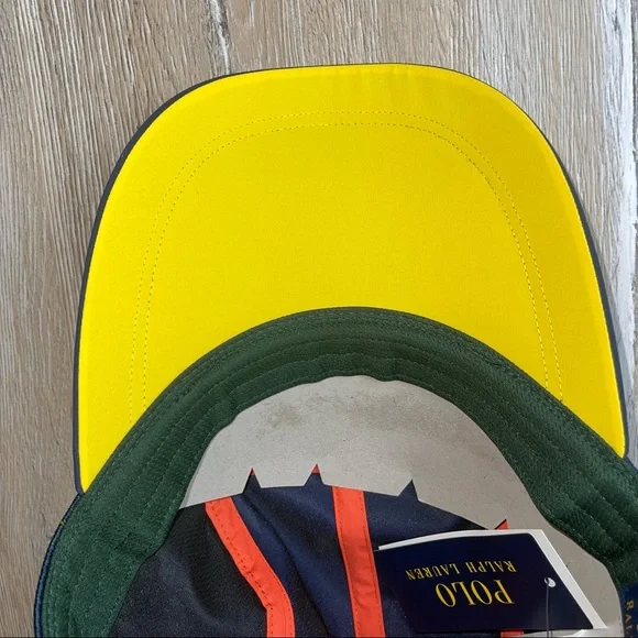 Polo Ralph Lauren Spectre 5 Panel Long Bill Cap Hat Stadium 1992 Hi Tech BNWT - Picture 8 of 8